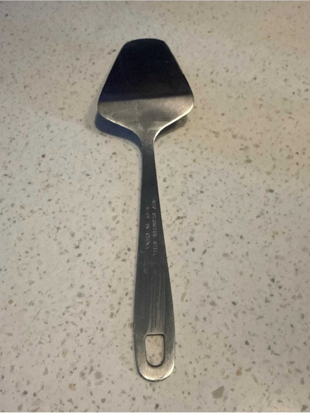 Stainless Steel Pie / Cake Server With Serrated Edge